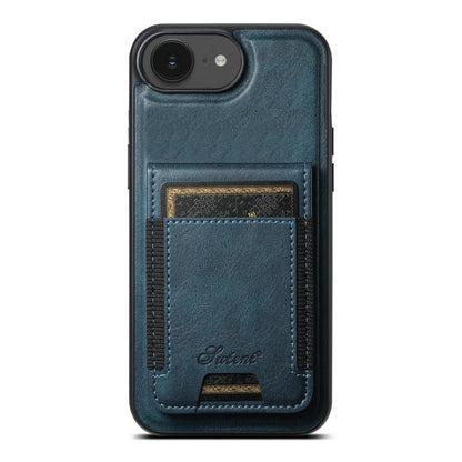 Suteni H17 Oil Eax Leather MagSafe Detachable Wallet Phone Case, For iPhone 12 Pro, For iPhone 17e / 16e
