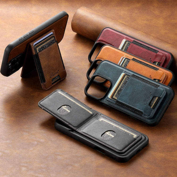 Suteni H17 Oil Eax Leather MagSafe Detachable Wallet Phone Case, For iPhone 14 Pro Max, For iPhone 13 Pro Max, For iPhone 13 Pro, For iPhone 13 Apple Accessories engsut4442 iPhone 14 Pro Max - Suteni - Mobile Lens - Mobile Camera Lens - Cellphone Accessories - Phone Lens - Smartphone Lens