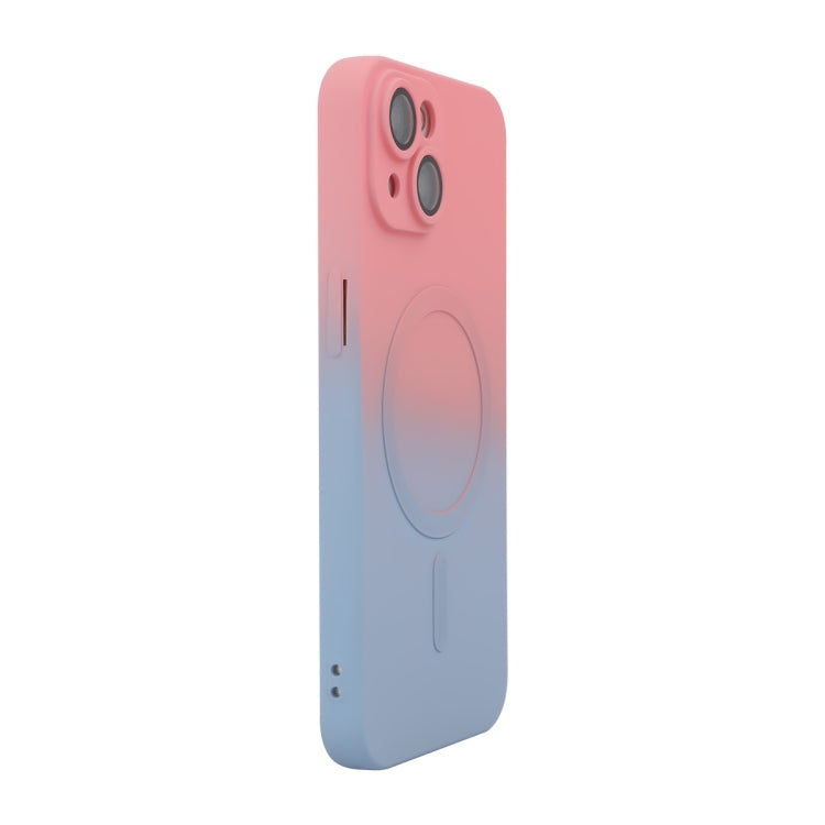 ENKAY Hat-Prince MagSafe Rainbow Gradient Silicone Phone Case with Lens Film, For iPhone 15 Pro Max, For iPhone 15 Pro, For iPhone 15 Plus, For iPhone 15 Apple Accessories engenk4485 iPhone 15 Pro Max - ENKAY - Mobile Lens - Mobile Camera Lens - Cellphone Accessories - Phone Lens - Smartphone Lens