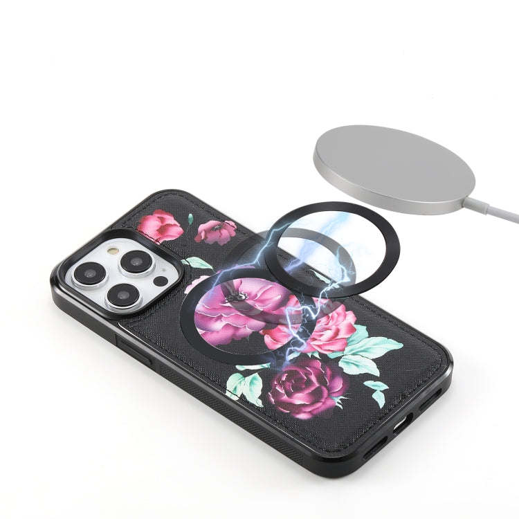 Flower Multi-functional Crossbody Zipper Wallet MagSafe Leather Phone Case, For iPhone 14 Plus, For iPhone 14, For iPhone 14 Pro, For iPhone 14 Pro Max Apple Accessories engflo4468 iPhone 14 Plus - APEXEL INDIA - Mobile Lens - Mobile Camera Lens - Cellphone Accessories - Phone Lens - Smartphone Lens