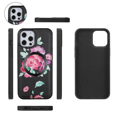 Flower Multi-functional Crossbody Zipper Wallet MagSafe Leather Phone Case, For iPhone 12 Pro Max, For iPhone 12 Pro Apple Accessories engflo4490 More iPhone Cases - APEXEL INDIA - Mobile Lens - Mobile Camera Lens - Cellphone Accessories - Phone Lens - Smartphone Lens