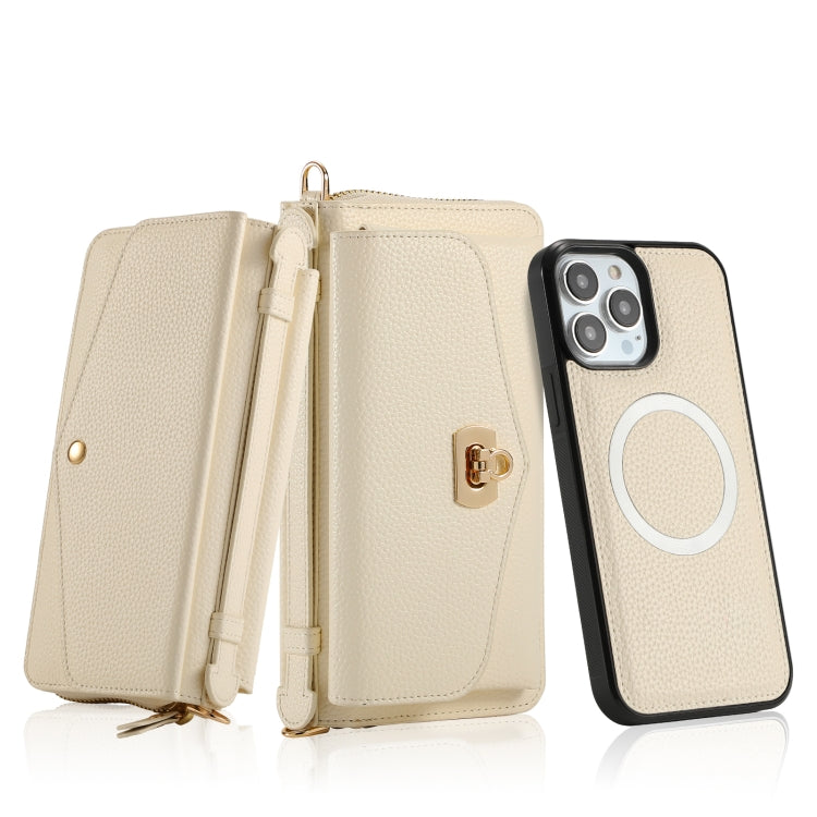 MagSafe Crossbody Multi-functional Zipper Wallet Litchi Leather Phone Case, For iPhone 13 Pro Max, For iPhone 13 Pro, For iPhone 13, For iPhone 12 Apple Accessories engmag4477 More iPhone Cases - APEXEL INDIA - Mobile Lens - Mobile Camera Lens - Cellphone Accessories - Phone Lens - Smartphone Lens