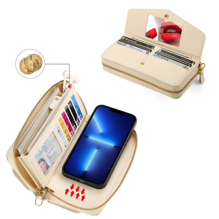 MagSafe Crossbody Multi-functional Zipper Wallet Litchi Leather Phone Case, For iPhone 13 Pro Max, For iPhone 13 Pro, For iPhone 13, For iPhone 12 Apple Accessories engmag4477 More iPhone Cases - APEXEL INDIA - Mobile Lens - Mobile Camera Lens - Cellphone Accessories - Phone Lens - Smartphone Lens