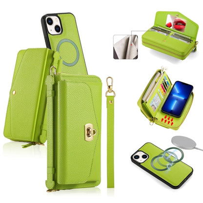 MagSafe Crossbody Multi-functional Zipper Wallet Litchi Leather Phone Case, For iPhone 13 Pro Max, For iPhone 13 Pro, For iPhone 13, For iPhone 12 Apple Accessories engmag4477 More iPhone Cases - APEXEL INDIA - Mobile Lens - Mobile Camera Lens - Cellphone Accessories - Phone Lens - Smartphone Lens