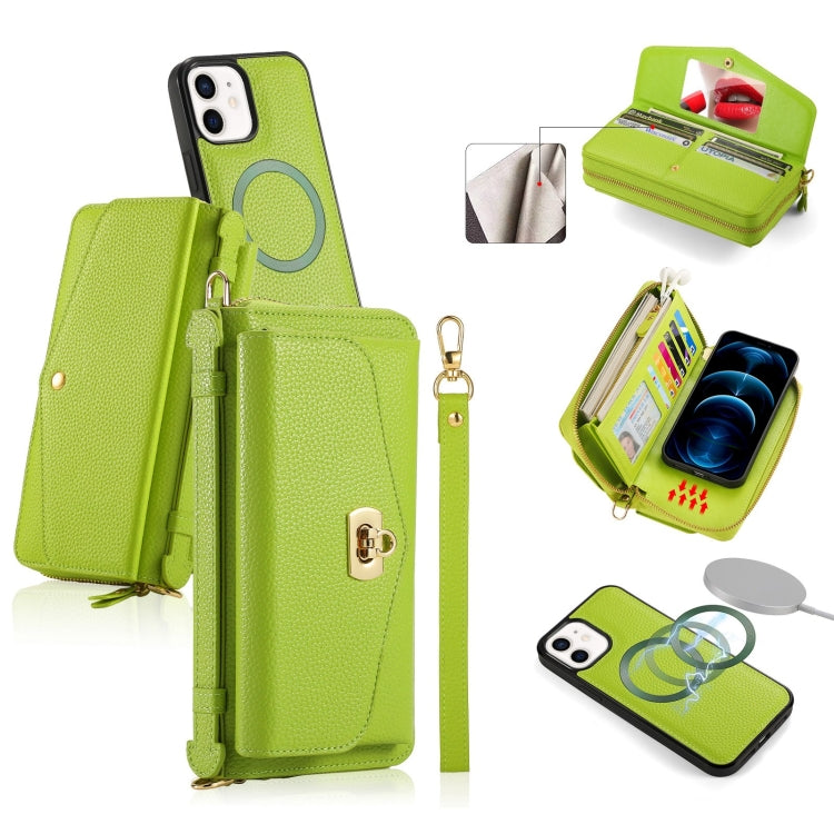 MagSafe Crossbody Multi-functional Zipper Wallet Litchi Leather Phone Case, For iPhone 13 Pro Max, For iPhone 13 Pro, For iPhone 13, For iPhone 12 Apple Accessories engmag4477 More iPhone Cases - APEXEL INDIA - Mobile Lens - Mobile Camera Lens - Cellphone Accessories - Phone Lens - Smartphone Lens