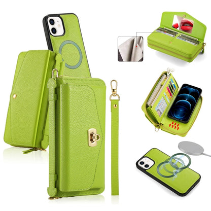 MagSafe Crossbody Multi-functional Zipper Wallet Litchi Leather Phone Case, For iPhone 13 Pro Max, For iPhone 13 Pro, For iPhone 13, For iPhone 12 Apple Accessories engmag4477 More iPhone Cases - APEXEL INDIA - Mobile Lens - Mobile Camera Lens - Cellphone Accessories - Phone Lens - Smartphone Lens