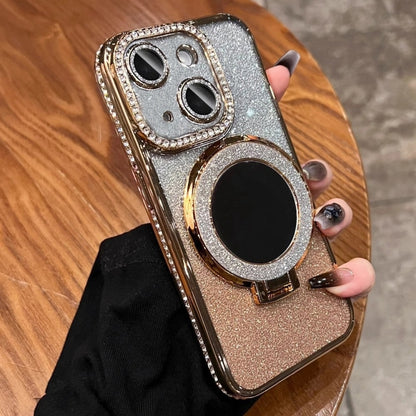 Rhinestone Mirror Glitter MagSafe TPU Phone Case, For iPhone 15 Pro Max, For iPhone 15 Pro, For iPhone 15 Plus, For iPhone 15 Apple Accessories engrhi4575 iPhone 15 Pro Max - APEXEL INDIA - Mobile Lens - Mobile Camera Lens - Cellphone Accessories - Phone Lens - Smartphone Lens