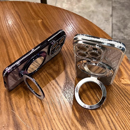 Rhinestone Mirror Glitter MagSafe TPU Phone Case, For iPhone 15 Pro Max, For iPhone 15 Pro, For iPhone 15 Plus, For iPhone 15 Apple Accessories engrhi4575 iPhone 15 Pro Max - APEXEL INDIA - Mobile Lens - Mobile Camera Lens - Cellphone Accessories - Phone Lens - Smartphone Lens
