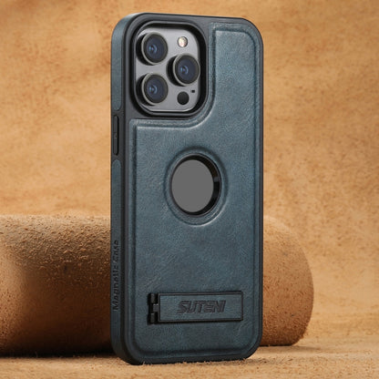 Suteni G2 Magsafe Oil Wax Leather Back Phone Case with Holder, For iPhone 16 Pro Max, For iPhone 16 Pro, For iPhone 16 Plus, For iPhone 16, For iPhone 15 Pro Max, For iPhone 15 Pro, For iPhone 15 Plus, For iPhone 15 Apple Accessories engsut4545 iPhone 16 Pro Max - Suteni - Mobile Lens - Mobile Camera Lens - Cellphone Accessories - Phone Lens - Smartphone Lens