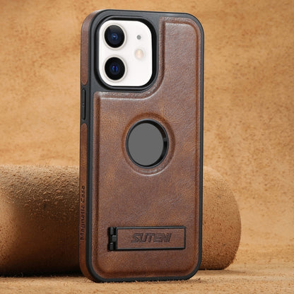 Suteni G2 Magsafe Oil Wax Leather Back Phone Case with Holder, For iPhone 14 Plus, For iPhone 14, For iPhone 14 Pro, For iPhone 14 Pro Max, For iPhone 13 Pro Max, For iPhone 13 Pro, For iPhone 13, For iPhone 12 Apple Accessories engsut4521 iPhone 14 Plus - Suteni - Mobile Lens - Mobile Camera Lens - Cellphone Accessories - Phone Lens - Smartphone Lens
