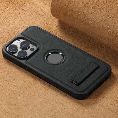 Suteni G2 Magsafe Litchi Texture Leather Back Phone Case with Holder, For iPhone 14 Plus, For iPhone 14, For iPhone 14 Pro, For iPhone 14 Pro Max, For iPhone 13 Pro Max, For iPhone 13 Pro, For iPhone 13, For iPhone 12 Apple Accessories engsut4547 iPhone 14 Plus - Suteni - Mobile Lens - Mobile Camera Lens - Cellphone Accessories - Phone Lens - Smartphone Lens