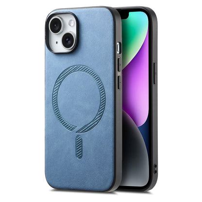 Solid Color Retro Magsafe PU Back Cover Phone Case, For iPhone 14 Plus, For iPhone 14, For iPhone 14 Pro Apple Accessories engsol4526 iPhone 14 Plus - APEXEL INDIA - Mobile Lens - Mobile Camera Lens - Cellphone Accessories - Phone Lens - Smartphone Lens