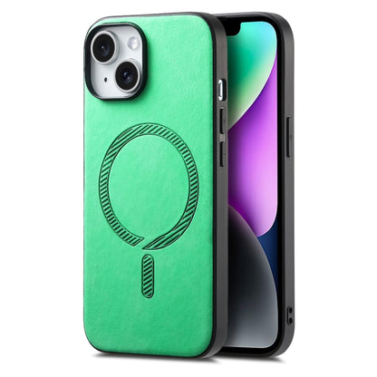 Solid Color Retro Magsafe PU Back Cover Phone Case, For iPhone 14 Plus, For iPhone 14, For iPhone 14 Pro Apple Accessories engsol4526 iPhone 14 Plus - APEXEL INDIA - Mobile Lens - Mobile Camera Lens - Cellphone Accessories - Phone Lens - Smartphone Lens