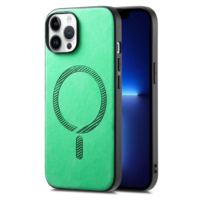 Solid Color Retro Magsafe PU Back Cover Phone Case, For iPhone 14 Pro Max, For iPhone 13 Pro Max, For iPhone 13 Pro Apple Accessories engsol4550 More iPhone Cases - APEXEL INDIA - Mobile Lens - Mobile Camera Lens - Cellphone Accessories - Phone Lens - Smartphone Lens