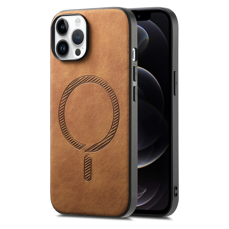 Solid Color Retro Magsafe PU Back Cover Phone Case, For iPhone 13, For iPhone 12, For iPhone 12 Pro Max Apple Accessories engsol4552 More iPhone Cases - APEXEL INDIA - Mobile Lens - Mobile Camera Lens - Cellphone Accessories - Phone Lens - Smartphone Lens
