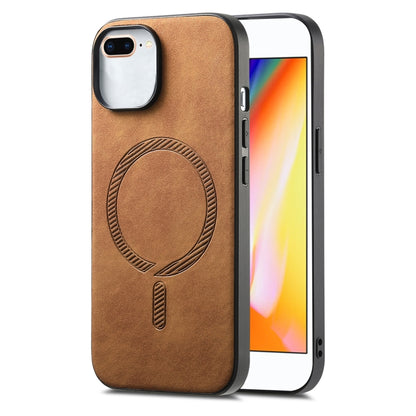 Solid Color Retro Magsafe PU Back Cover Phone Case Apple Accessories engsol5914 More iPhone Cases - APEXEL INDIA - Mobile Lens - Mobile Camera Lens - Cellphone Accessories - Phone Lens - Smartphone Lens
