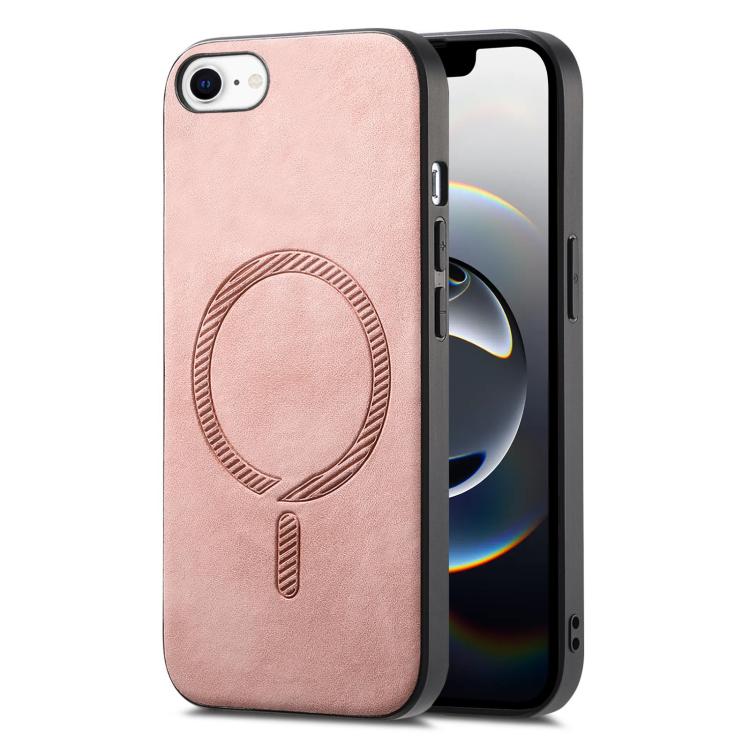 Solid Color Retro Magsafe PU Back Cover Phone Case, For iPhone 16e, For iPhone 16 Pro Max, For iPhone 16 Pro Apple Accessories engsol4524 iPhone 16e - APEXEL INDIA - Mobile Lens - Mobile Camera Lens - Cellphone Accessories - Phone Lens - Smartphone Lens