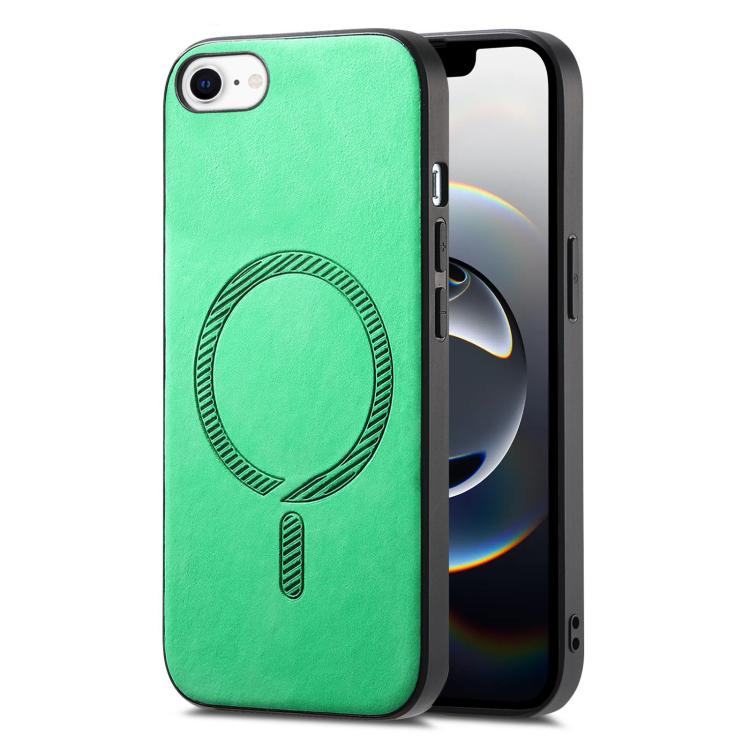 Solid Color Retro Magsafe PU Back Cover Phone Case, For iPhone 16e, For iPhone 16 Pro Max, For iPhone 16 Pro Apple Accessories engsol4524 iPhone 16e - APEXEL INDIA - Mobile Lens - Mobile Camera Lens - Cellphone Accessories - Phone Lens - Smartphone Lens
