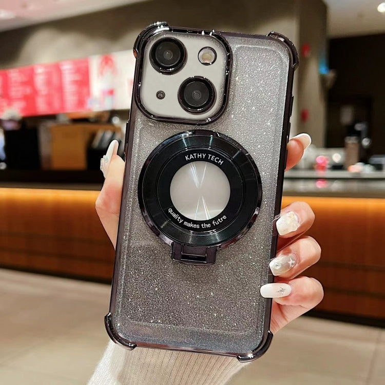 Invisible Holder Gradient Glitter Magsafe Phone Case, For iPhone 15, For iPhone 14 Plus, For iPhone 14 Apple Accessories enginv4564 iPhone 15 - APEXEL INDIA - Mobile Lens - Mobile Camera Lens - Cellphone Accessories - Phone Lens - Smartphone Lens