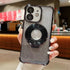 Invisible Holder Gradient Glitter Magsafe Phone Case, For iPhone 11, For iPhone 11 Pro Apple Accessories enginv4566 More iPhone Cases - APEXEL INDIA - Mobile Lens - Mobile Camera Lens - Cellphone Accessories - Phone Lens - Smartphone Lens
