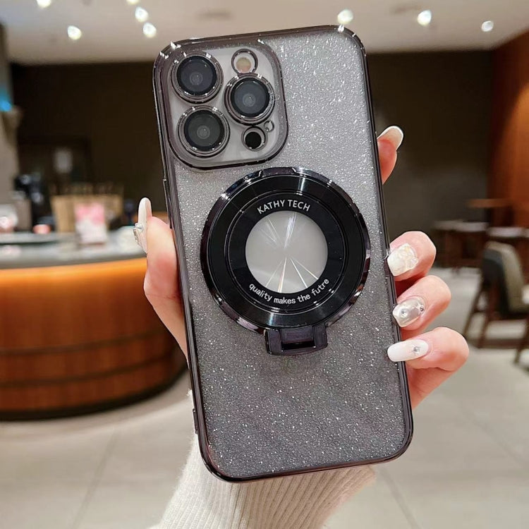 Electroplated Holder Gradient Glitter MagSafe Phone Case, For iPhone 14 Plus, For iPhone 14, For iPhone 14 Pro, For iPhone 14 Pro Max Apple Accessories engele4586 iPhone 14 Plus - APEXEL INDIA - Mobile Lens - Mobile Camera Lens - Cellphone Accessories - Phone Lens - Smartphone Lens