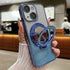 Plated Mirror Holder Gradient Glitter MagSafe Phone Case, For iPhone 14, For iPhone 14 Pro, For iPhone 14 Pro Max Apple Accessories engpla4578 iPhone 14 - APEXEL INDIA - Mobile Lens - Mobile Camera Lens - Cellphone Accessories - Phone Lens - Smartphone Lens
