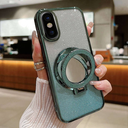 Plated Mirror Holder Gradient Glitter MagSafe Phone Case Apple Accessories engpla5948 More iPhone Cases - APEXEL INDIA - Mobile Lens - Mobile Camera Lens - Cellphone Accessories - Phone Lens - Smartphone Lens