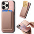 Retro Magsafe Card Bag PU Back Cover Phone Case Apple Accessories engret5905 iPhone 16 Pro - APEXEL INDIA - Mobile Lens - Mobile Camera Lens - Cellphone Accessories - Phone Lens - Smartphone Lens