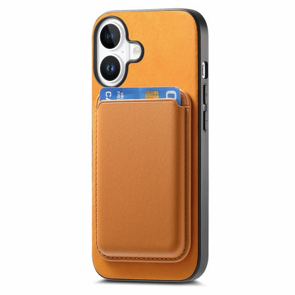 Retro Magsafe Card Bag PU Back Cover Phone Case, For iPhone 16 Plus, For iPhone 16 Apple Accessories engret4829 iPhone 16 Plus - APEXEL INDIA - Mobile Lens - Mobile Camera Lens - Cellphone Accessories - Phone Lens - Smartphone Lens