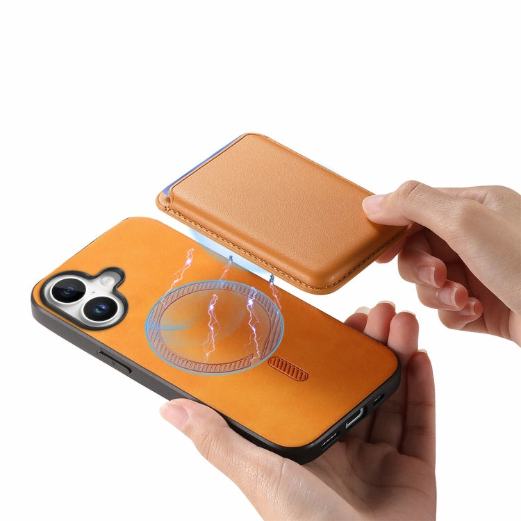 Retro Magsafe Card Bag PU Back Cover Phone Case, For iPhone 16 Plus, For iPhone 16 Apple Accessories engret4829 iPhone 16 Plus - APEXEL INDIA - Mobile Lens - Mobile Camera Lens - Cellphone Accessories - Phone Lens - Smartphone Lens