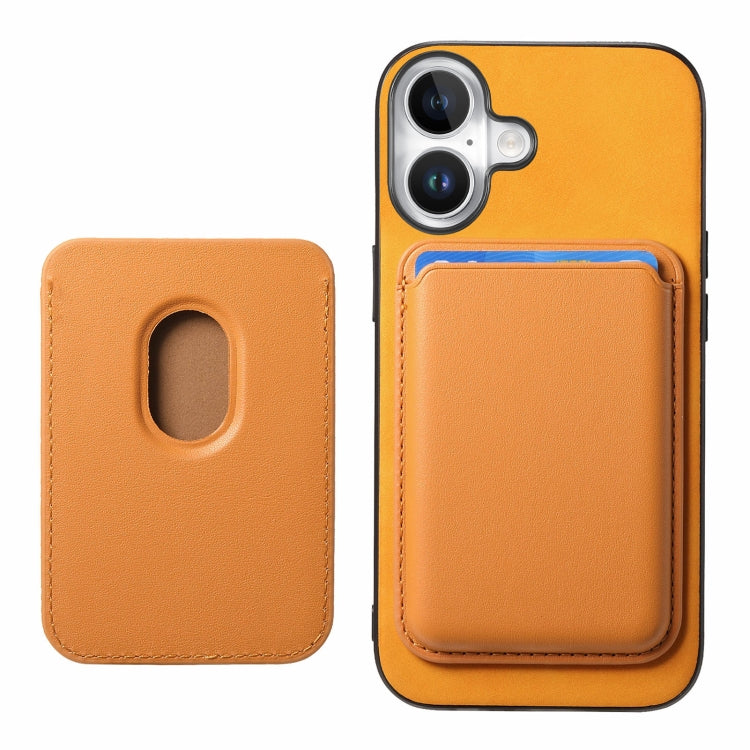 Retro Magsafe Card Bag PU Back Cover Phone Case, For iPhone 16 Plus, For iPhone 16 Apple Accessories engret4829 iPhone 16 Plus - APEXEL INDIA - Mobile Lens - Mobile Camera Lens - Cellphone Accessories - Phone Lens - Smartphone Lens