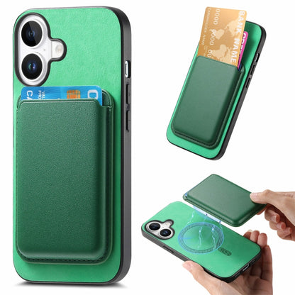 Retro Magsafe Card Bag PU Back Cover Phone Case, For iPhone 16 Plus, For iPhone 16 Apple Accessories engret4829 iPhone 16 Plus - APEXEL INDIA - Mobile Lens - Mobile Camera Lens - Cellphone Accessories - Phone Lens - Smartphone Lens