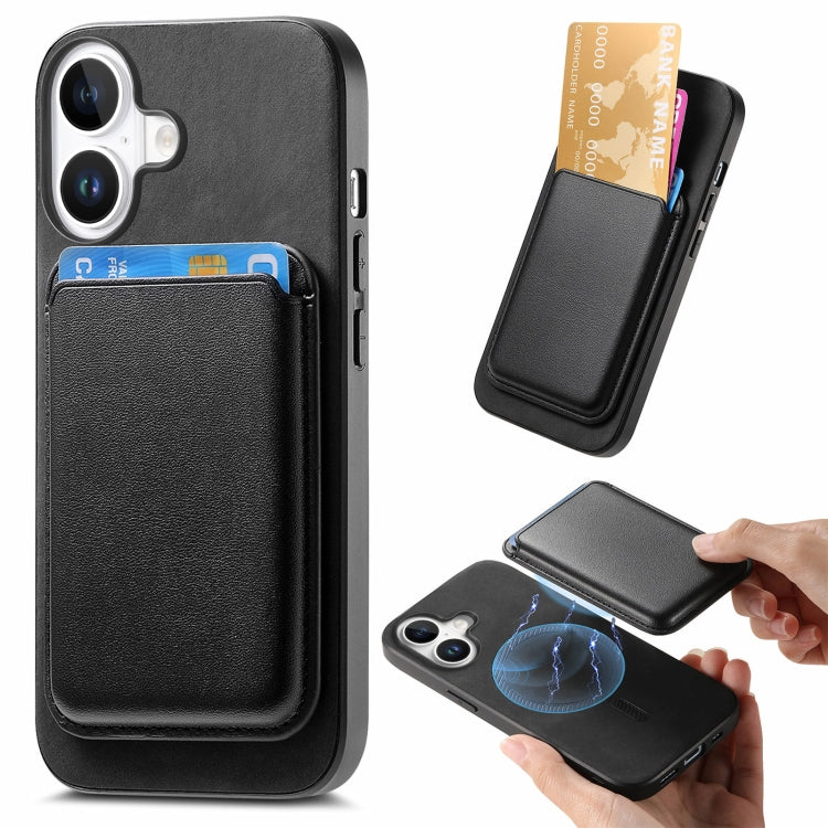 Retro Magsafe Card Bag PU Back Cover Phone Case, For iPhone 16 Plus, For iPhone 16 Apple Accessories engret4829 iPhone 16 Plus - APEXEL INDIA - Mobile Lens - Mobile Camera Lens - Cellphone Accessories - Phone Lens - Smartphone Lens