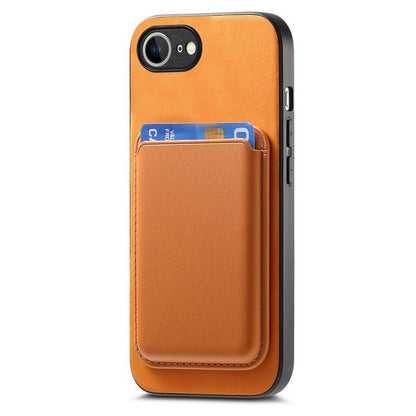 Retro Magsafe Card Bag PU Back Cover Phone Case, For iPhone 16e, For iPhone 16 Pro Max, For iPhone 16 Pro Apple Accessories engret4838 iPhone 16e - APEXEL INDIA - Mobile Lens - Mobile Camera Lens - Cellphone Accessories - Phone Lens - Smartphone Lens