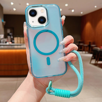 Bright Shadow Magsafe Discoloration Phone Case with Wrist Strap, For iPhone 14, For iPhone 14 Pro, For iPhone 14 Pro Max, For iPhone 13 Pro Max Apple Accessories engbri4873 iPhone 14 - APEXEL INDIA - Mobile Lens - Mobile Camera Lens - Cellphone Accessories - Phone Lens - Smartphone Lens