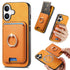 Retro Cross Leather Card Bag MagSafe Phone Case, For iPhone 16, For iPhone 15 Pro Max, For iPhone 15 Pro Apple Accessories engret4884 iPhone 16 - APEXEL INDIA - Mobile Lens - Mobile Camera Lens - Cellphone Accessories - Phone Lens - Smartphone Lens