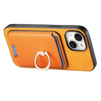 Retro Cross Leather Card Bag MagSafe Phone Case, For iPhone 14, For iPhone 14 Pro, For iPhone 14 Pro Max Apple Accessories engret4878 iPhone 14 - APEXEL INDIA - Mobile Lens - Mobile Camera Lens - Cellphone Accessories - Phone Lens - Smartphone Lens