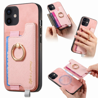 Retro Magsafe Cross Leather Ring Holder Card Bag Phone Case, For iPhone 12 Pro Max, For iPhone 11 Pro Max, For iPhone 11 Apple Accessories engret4891 More iPhone Cases - APEXEL INDIA - Mobile Lens - Mobile Camera Lens - Cellphone Accessories - Phone Lens - Smartphone Lens