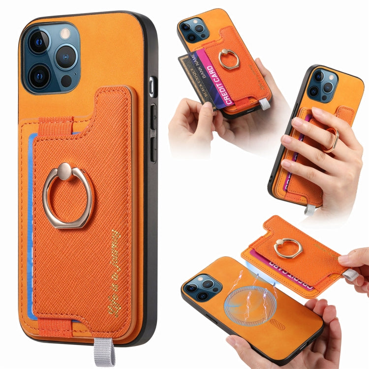 Retro Magsafe Cross Leather Ring Holder Card Bag Phone Case, For iPhone 12 Pro Max, For iPhone 11 Pro Max, For iPhone 11 Apple Accessories engret4891 More iPhone Cases - APEXEL INDIA - Mobile Lens - Mobile Camera Lens - Cellphone Accessories - Phone Lens - Smartphone Lens