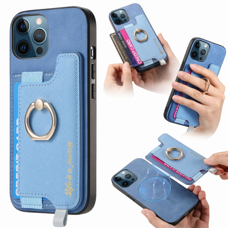Retro Magsafe Cross Leather Ring Holder Card Bag Phone Case, For iPhone 12 Pro Max, For iPhone 11 Pro Max, For iPhone 11 Apple Accessories engret4891 More iPhone Cases - APEXEL INDIA - Mobile Lens - Mobile Camera Lens - Cellphone Accessories - Phone Lens - Smartphone Lens