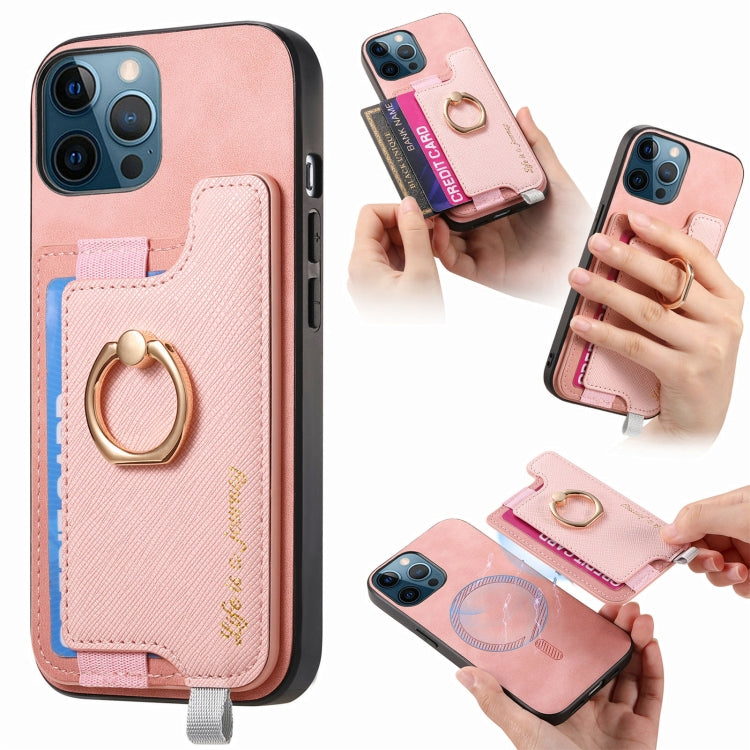 Retro Magsafe Cross Leather Ring Holder Card Bag Phone Case, For iPhone 12 Pro Max, For iPhone 11 Pro Max, For iPhone 11 Apple Accessories engret4891 More iPhone Cases - APEXEL INDIA - Mobile Lens - Mobile Camera Lens - Cellphone Accessories - Phone Lens - Smartphone Lens