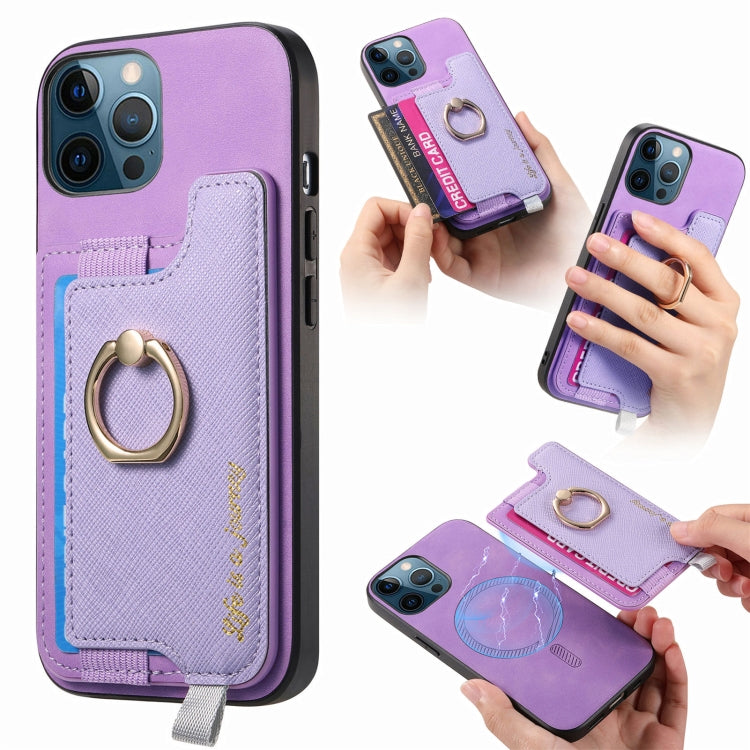 Retro Magsafe Cross Leather Ring Holder Card Bag Phone Case, For iPhone 12 Pro Max, For iPhone 11 Pro Max, For iPhone 11 Apple Accessories engret4891 More iPhone Cases - APEXEL INDIA - Mobile Lens - Mobile Camera Lens - Cellphone Accessories - Phone Lens - Smartphone Lens