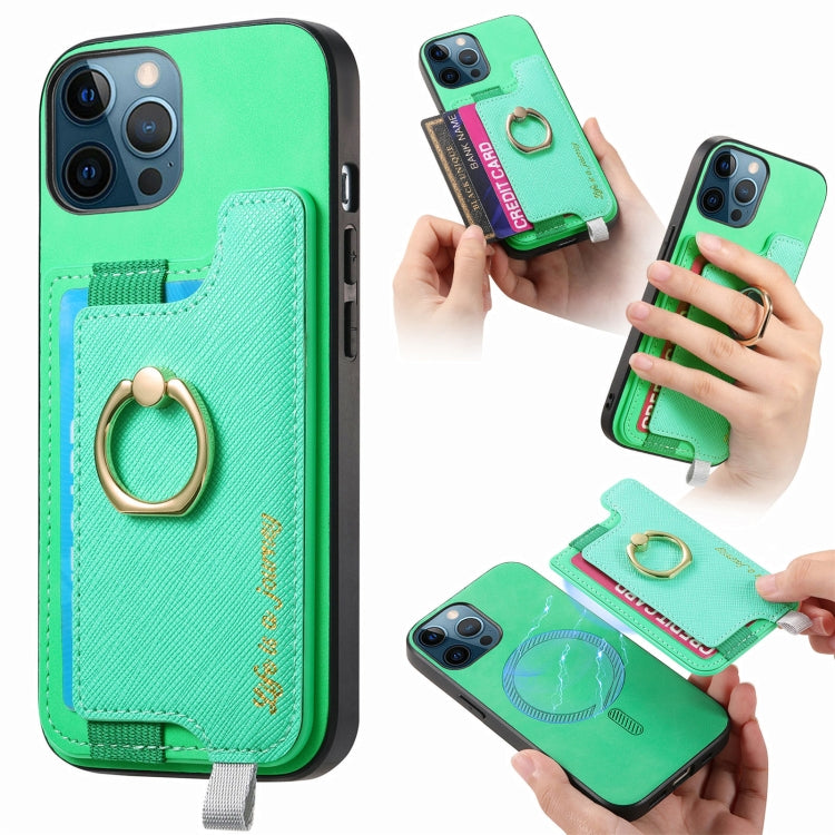 Retro Magsafe Cross Leather Ring Holder Card Bag Phone Case, For iPhone 12 Pro Max, For iPhone 11 Pro Max, For iPhone 11 Apple Accessories engret4891 More iPhone Cases - APEXEL INDIA - Mobile Lens - Mobile Camera Lens - Cellphone Accessories - Phone Lens - Smartphone Lens