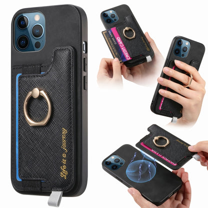 Retro Magsafe Cross Leather Ring Holder Card Bag Phone Case, For iPhone 12 Pro Max, For iPhone 11 Pro Max, For iPhone 11 Apple Accessories engret4891 More iPhone Cases - APEXEL INDIA - Mobile Lens - Mobile Camera Lens - Cellphone Accessories - Phone Lens - Smartphone Lens