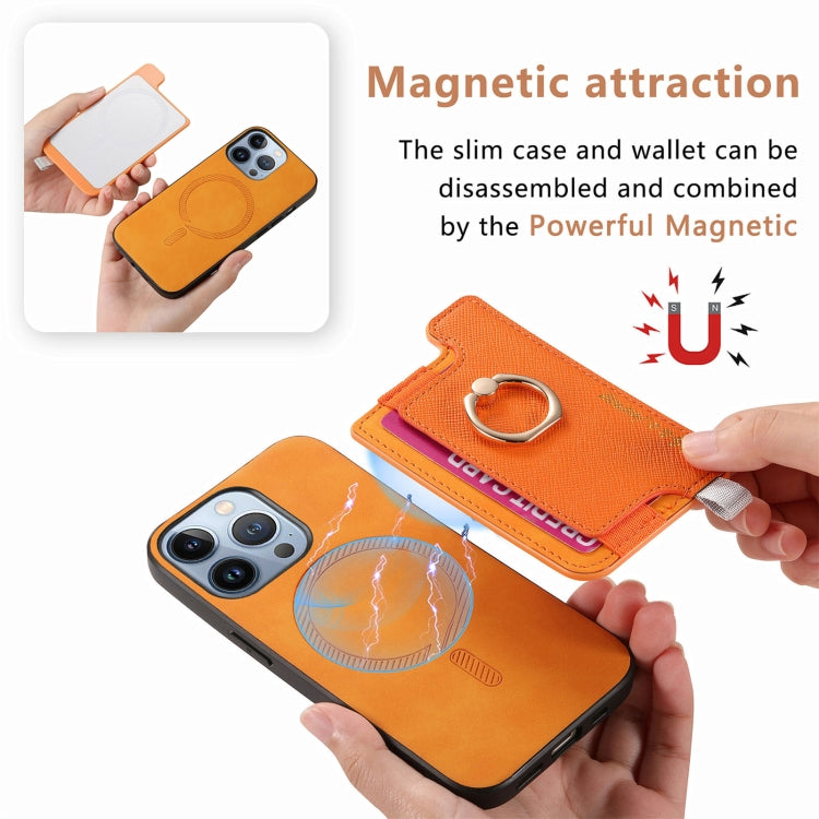 Retro Magsafe Cross Leather Ring Holder Card Bag Phone Case, For iPhone 15 Plus, For iPhone 15, For iPhone 14 Plus Apple Accessories engret4886 iPhone 15 Plus - APEXEL INDIA - Mobile Lens - Mobile Camera Lens - Cellphone Accessories - Phone Lens - Smartphone Lens