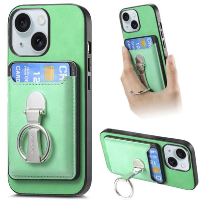 Retro Folding Ring Holder Card Bag MagSafe Phone Case, For iPhone 15 Plus, For iPhone 15, For iPhone 14 Plus Apple Accessories engret4896 iPhone 15 Plus - APEXEL INDIA - Mobile Lens - Mobile Camera Lens - Cellphone Accessories - Phone Lens - Smartphone Lens