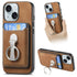 Retro Folding Ring Holder Card Bag MagSafe Phone Case, For iPhone 15 Plus, For iPhone 15, For iPhone 14 Plus Apple Accessories engret4896 iPhone 15 Plus - APEXEL INDIA - Mobile Lens - Mobile Camera Lens - Cellphone Accessories - Phone Lens - Smartphone Lens