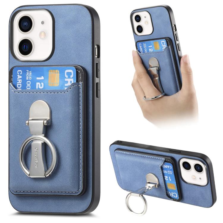 Retro Folding Ring Holder Card Bag MagSafe Phone Case, For iPhone 12, For iPhone 12 Pro Max, For iPhone 12 Pro Apple Accessories engret4899 More iPhone Cases - APEXEL INDIA - Mobile Lens - Mobile Camera Lens - Cellphone Accessories - Phone Lens - Smartphone Lens