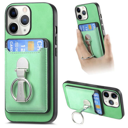 Retro Folding Ring Holder Card Bag MagSafe Phone Case, For iPhone 11 Pro Max, For iPhone 11, For iPhone 11 Pro Apple Accessories engret4895 More iPhone Cases - APEXEL INDIA - Mobile Lens - Mobile Camera Lens - Cellphone Accessories - Phone Lens - Smartphone Lens