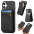Carbon Fiber MagSafe Vertical Flip Card Bag Phone Case Apple Accessories engcar5908 iPhone 16 - APEXEL INDIA - Mobile Lens - Mobile Camera Lens - Cellphone Accessories - Phone Lens - Smartphone Lens